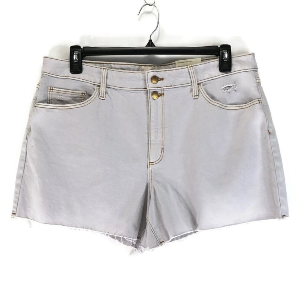 NEW Universal Thread Vintage Midi Shorts Women's Plus Size 16/33 Stretch Denim